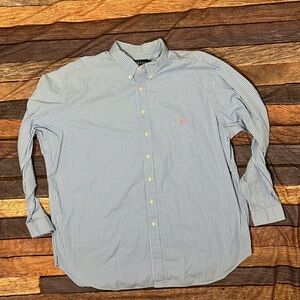 Polo Ralph Lauren Striped Mens Button Down Dress Shirt